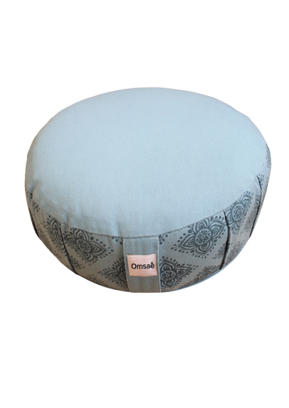 Coussin de Yoga Rond Bleu 1