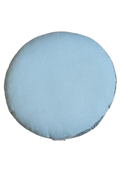 Coussin de Yoga Rond Bleu 2