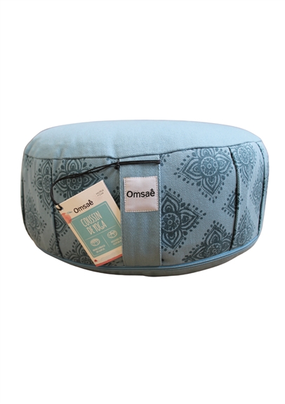 Coussin de Yoga Rond Bleu 3