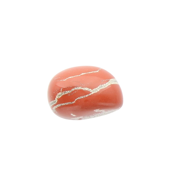 Pierre roulée Jaspe Rouge Taille L 1