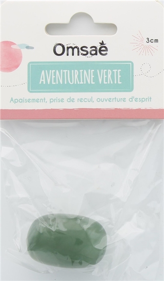 Pierre roulée Aventurine Verte Taille L 2