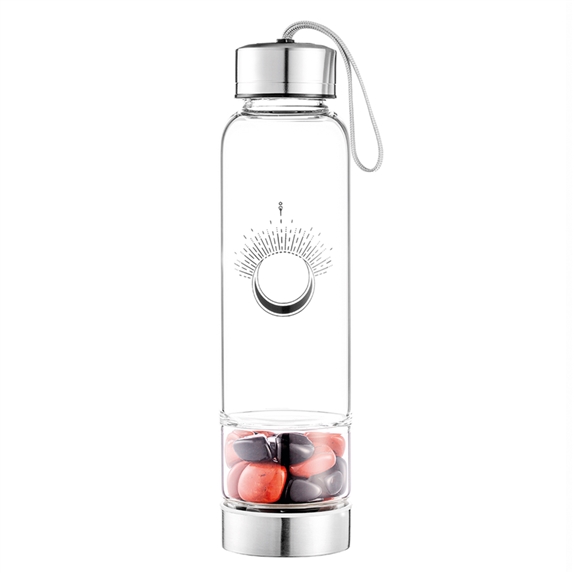 Bouteille en verre Pierres roulées Vitalité 1
