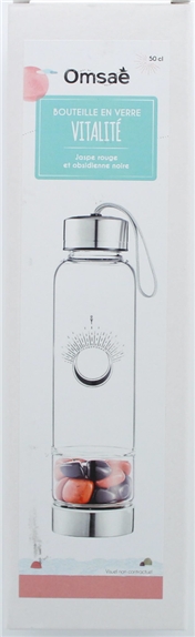 Bouteille en verre Pierres roulées Vitalité 3