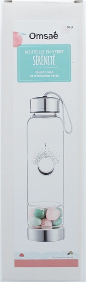 Bouteille en verre Pierres Roulées Sérénité 3