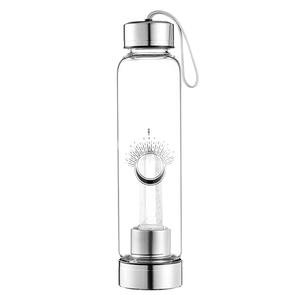 Bouteille en verre Pointe Cristal de Roche 1