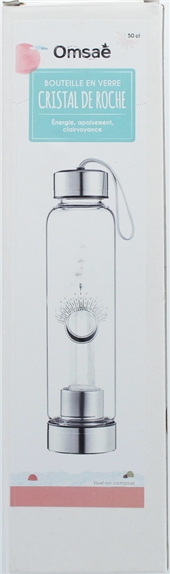 Bouteille en verre Pointe Cristal de Roche 3