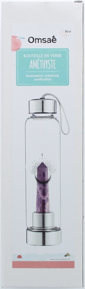 Bouteille en verre Pointe Améthyste 3