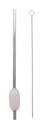 Paille en métal Quartz Rose 1
