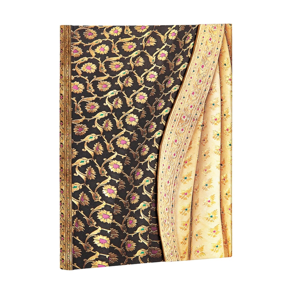 Carnet Siyah – Paperblanks Midi non ligné – vue de trois quarts