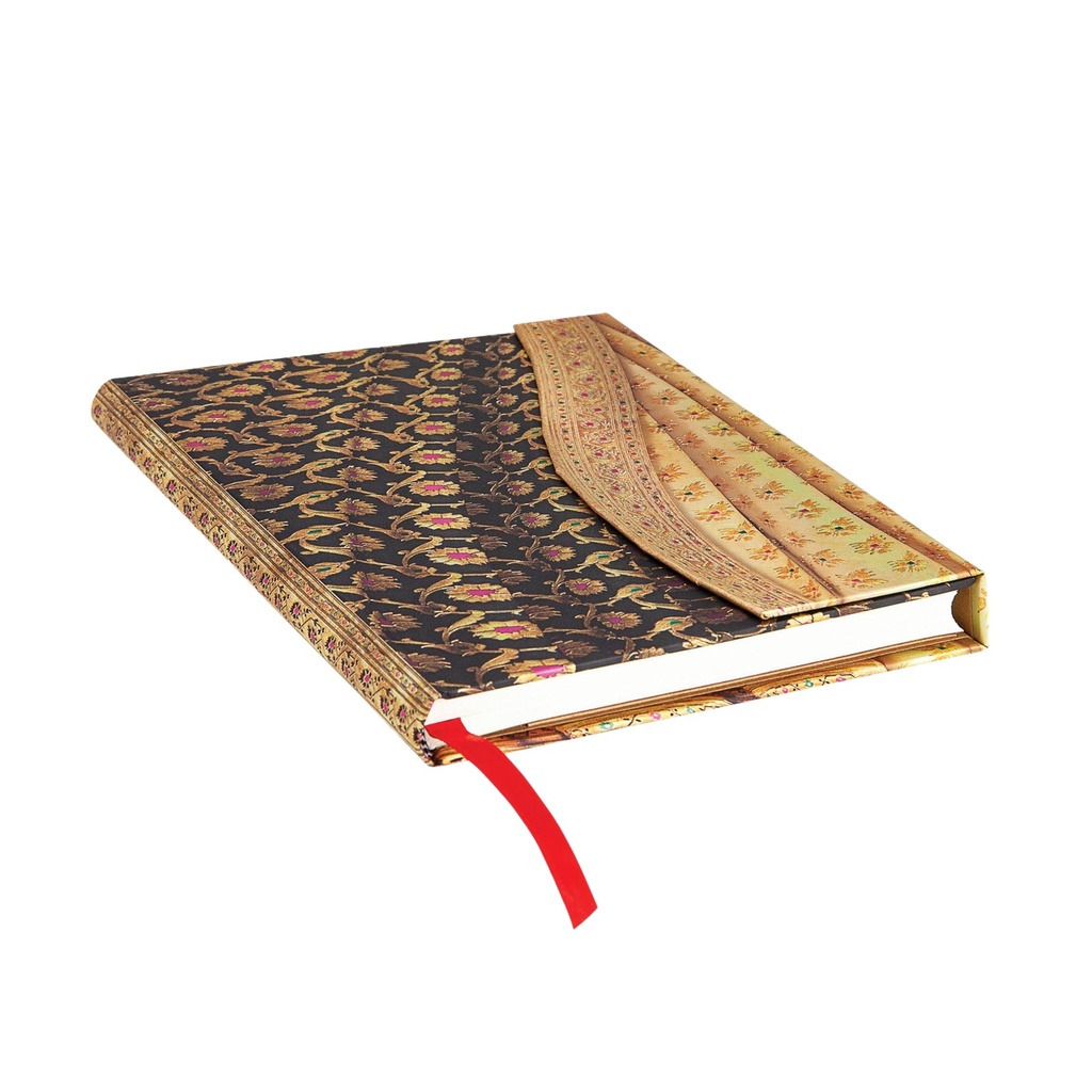 Carnet Siyah – Paperblanks Midi non ligné – tranche