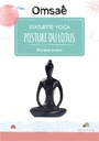Statuette en Porcelaine Posture du Lotus Dhyana Mudra Noir mat 10 cm 2