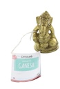 Statuette Ganesh assis en Laiton doré mat 8.2 cm 2