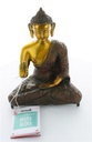 Statuette Bouddha Abhaya Mudra en Laiton orange antique 20 cm 2