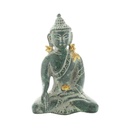 Statuette Bouddha Varada Mudra en Laiton Vert antique 7,5 cm 3