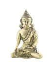 Statuette Bouddha Varada Mudra en Laiton doré mat 7,5 cm 1