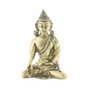 Statuette Bouddha Varada Mudra en Laiton doré mat 7,5 cm 3