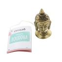 Statuette Tête de Bouddha en Laiton doré mat 5 cm 2
