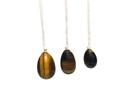 Coffret Oeufs de Yoni en Oeil de Tigre Assortiment de 3 1