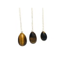 Coffret Oeufs de Yoni en Oeil de Tigre Assortiment de 3 3