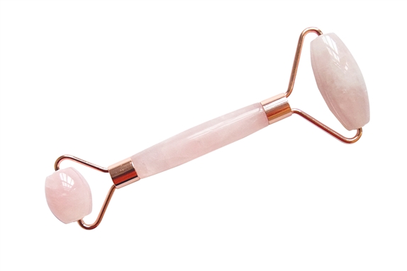 Rouleau de Massage en Quartz Rose 1