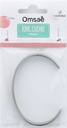 Bracelet cuivre avec Aimants Jonc finition métal argenté 2