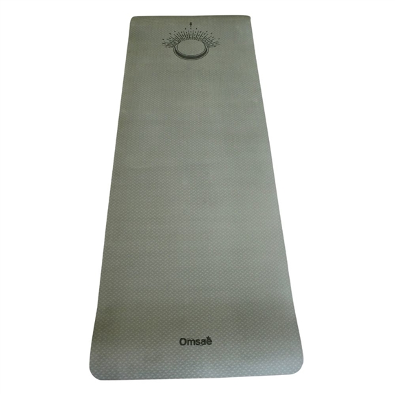 Tapis de Yoga en TPE Gris 4