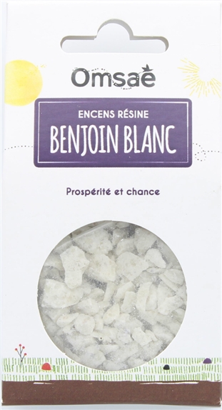 Encens résine en morceaux Benjoin blanc 50 g 2