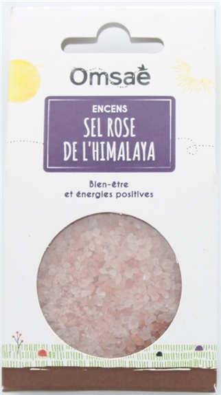 Encens en grains Sel rose de l'Himalaya 50 g 2