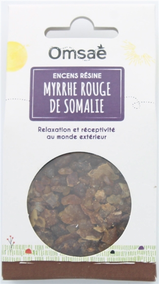Encens résine en grains Myrrhe rouge de Somalie 50 g 2