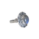 Bague Labradorite Argent 925 Ronde T53 1