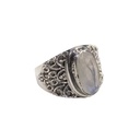Bague Pierre de Lune Argent 925 Geshna T54 1