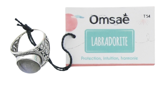 Bague Labradorite Argent 925 Kanti T54 2