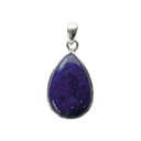 Pendentif Lapis Lazuli Argent 925 Forme goutte Grand modèle 1