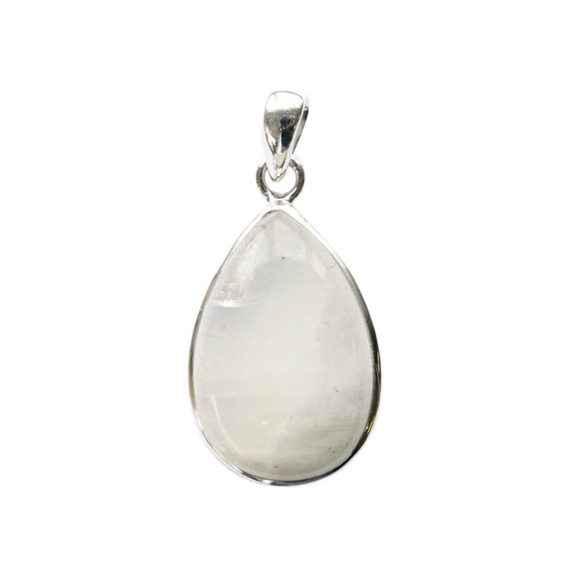 Pendentif Pierre de Lune Argent 925 Forme goutte Grand modèle 1