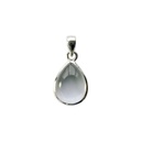Pendentif Cristal de Roche Argent 925 Forme goutte Petit modèle 1