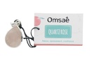 Pendentif Quartz Rose Argent 925 Forme goutte Petit modèle 2