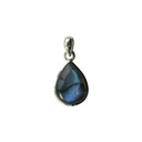 Pendentif Labradorite Argent 925 Forme goutte Petit modèle 1