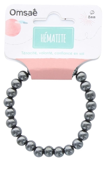 Bracelet Hématite Perles rondes 8 mm 2