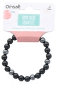 Bracelet Onyx et Hématite Perles rondes 8 mm 2