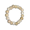 Bracelet Lucky Karma Bois clair Perles rondes 10 mm 1