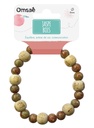 Bracelet Jaspe Perles rondes 8 mm et Perles bois 1 cm 2
