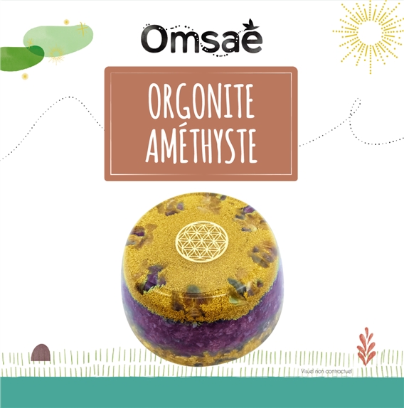 Tower Buster Orgonite Améthyste Fleur de vie 2