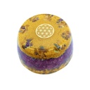 Tower Buster Orgonite Améthyste Fleur de vie 3