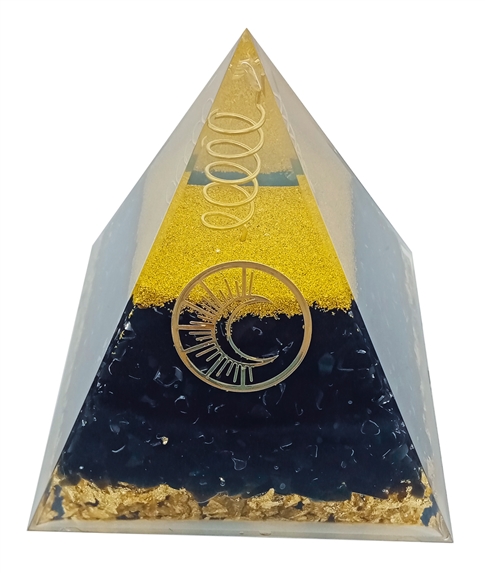 Pyramide Orgonite Onyx Lune 1