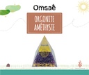 Pyramide Orgonite Améthyste Fleur de vie 2