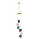 Carillon à vent Pierre brute Quartz Rose Améthyste Aventurine Verte 3