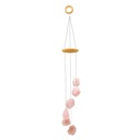 Carillon à vent Pierre brute Quartz Rose 3