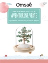 Arbre du Bonheur sous cloche Aventurine Verte 2