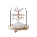 Arbre du Bonheur sous cloche Cristal de Roche 1