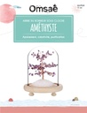 Arbre du Bonheur sous cloche Améthyste 2